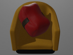 the milo armchair 3D-Modell