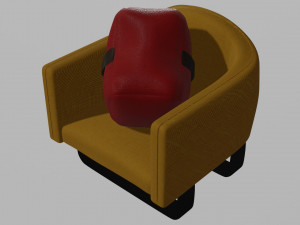the milo armchair Modèle 3D
