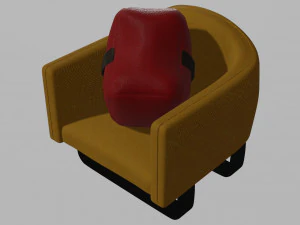 the milo armchair 3D Model