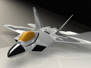 lockheed martin f-22 raptor model 3D-Modell