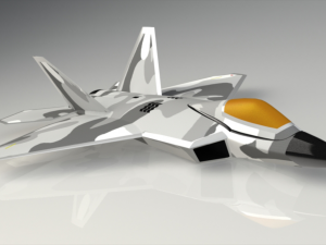 lockheed martin f-22 raptor model 3Dモデル