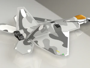 lockheed martin f-22 raptor model 3D Model