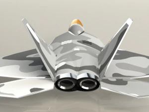 lockheed martin f-22 raptor model 3D Model