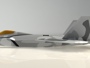lockheed martin f-22 raptor model 3Dモデル