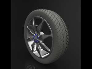 car wheel concept 3D-Modell
