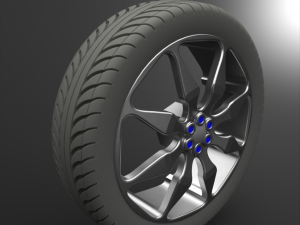 car wheel concept 3Dモデル