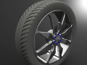 conceito de roda de carro Modelo 3D
