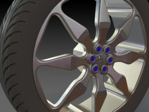 car wheel concept 3Dモデル