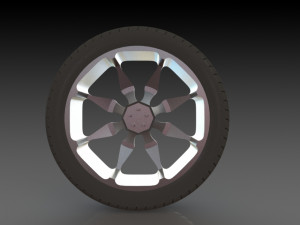 car wheel concept 3Dモデル