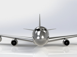 airplane boeing 747-100 model Model 3D