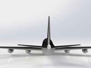 airplane boeing 747-100 model Model 3D