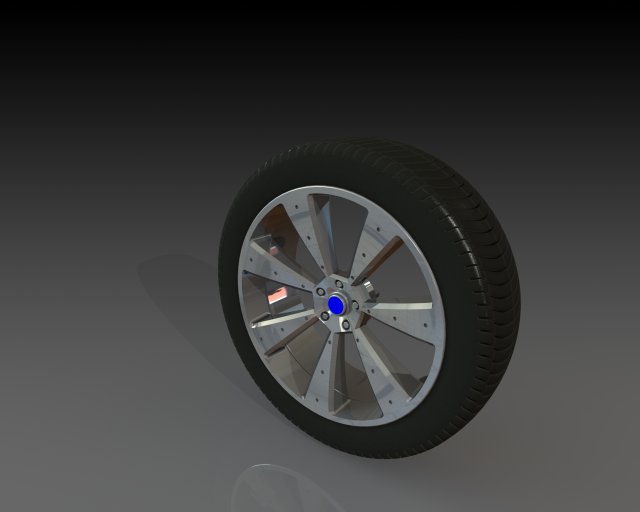 car wheel concept 3Dモデル .c4d .max .obj .3ds .fbx .stl .blend 