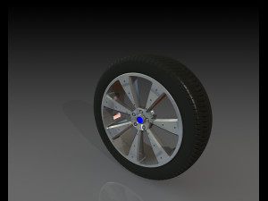 car wheel concept 3D-Modell