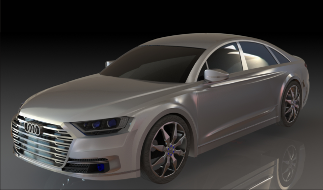 audi a6 2017 model 3D 模型 .c4d .max .obj .3ds .fbx .stl .blend 