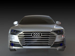audi a6 2017 model 3D Model