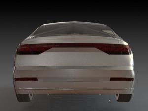 audi a6 2017 model 3D 模型