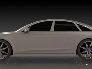 audi a6 2017 model 3D Model