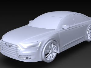 audi a6 2017 model 3D 模型
