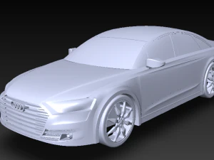 audi a6 2017 model 3D Model