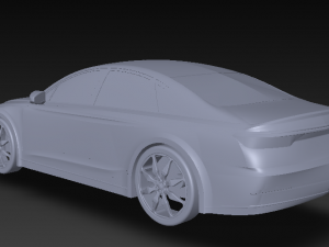 audi a6 2017 model 3D 模型
