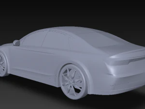 audi a6 2017 model 3D Model