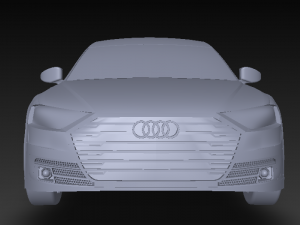 audi a6 2017 model 3D 模型