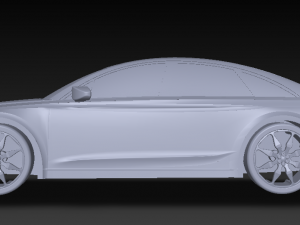 audi a6 2017 model 3D 模型