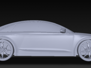 audi a6 2017 model 3D 模型