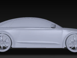 audi a6 2017 model 3D Model
