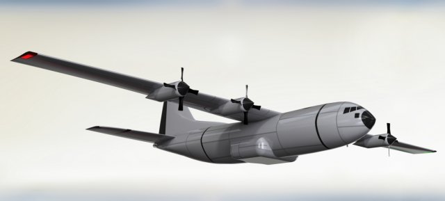 airplane c17a pubg 3D Model .c4d .max .obj .3ds .fbx .stl .blend 