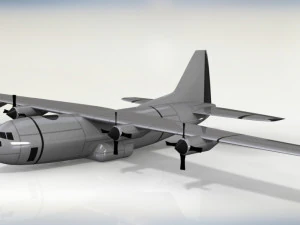 airplane c17a pubg 3D Model