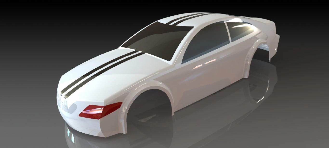conceito simples de carro de superf&iacute;cie Modelo 3D .c4d .max .obj .3ds .fbx .stl .blend 
