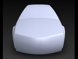 simple surface car concept 3D-Modell