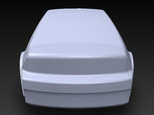 simple surface car concept 3D-Modell