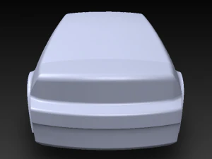 conceito simples de carro de superf&iacute;cie Modelo 3D
