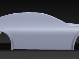 conceito simples de carro de superf&iacute;cie Modelo 3D