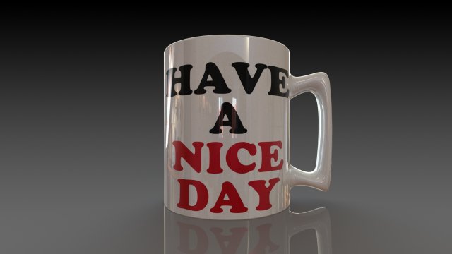 mug 3dprintable Modelo 3D .c4d .max .obj .3ds .fbx .stl .blend 