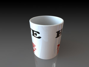 mug 3dprintable Modelo 3D