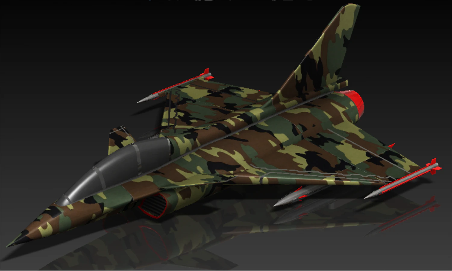 dassalut rafale fighter jet 3D Model .c4d .max .obj .3ds .fbx .stl .blend