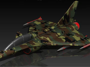 jato de combate dassault rafale Modelo 3D
