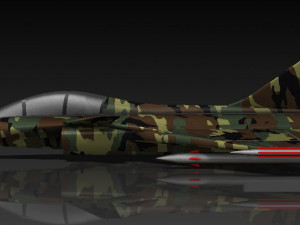 dassalut rafale fighter jet 3Dモデル