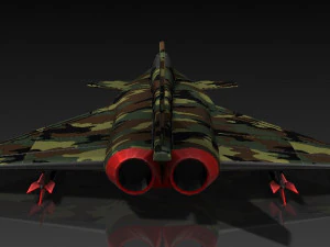 dassalut rafale fighter jet 3D Model