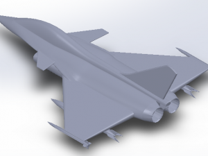 dassalut rafale fighter jet 3Dモデル