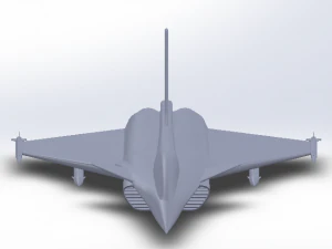 dassalut rafale fighter jet 3D Model