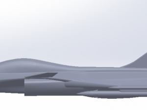 dassalut rafale fighter jet 3Dモデル