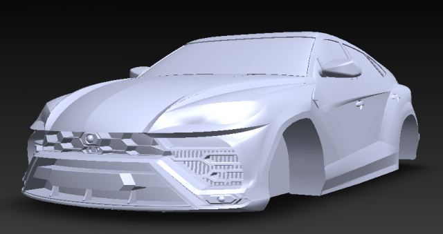 urus surface model 3D 模型 .c4d .max .obj .3ds .fbx .stl .blend 