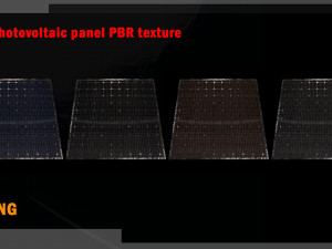 28 photovoltaic PBR texture set Texture CG Texturen