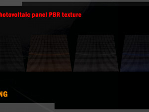 28 photovoltaic PBR texture set Texture CG Texturen