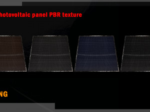 28 photovoltaic PBR texture set Texture CG Texturen