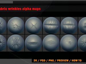 61 fabric wrinkles alpha maps CG टेक्स्चर्स